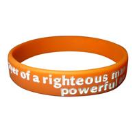 Power Wrist Band: Prayer Of A Righteous Man - Bezaleel Gifts